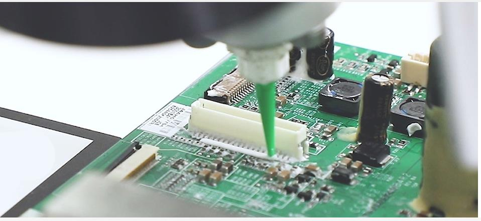 五軸點膠機的應用案例