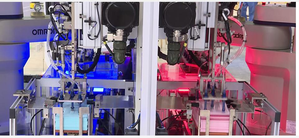 機器人在電池片疊焊上的應用案例